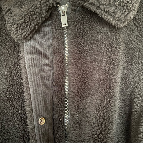 Topshop Zip Up Teddy Jacket - Picture 8 of 9